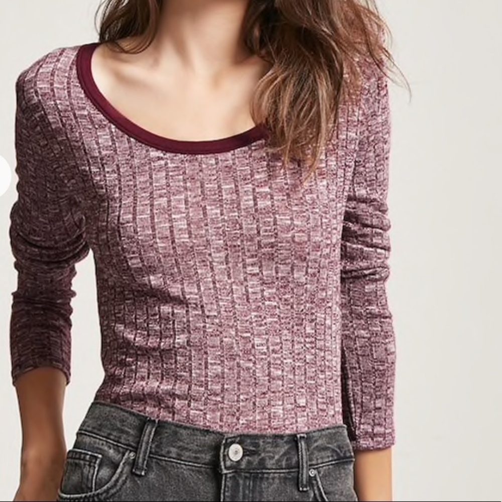 NWT Ribbed Long Sleeve Top